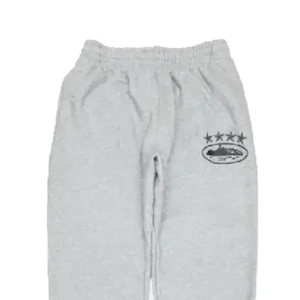 Corteiz 4Starz Alcatraz Sweatpants Gray