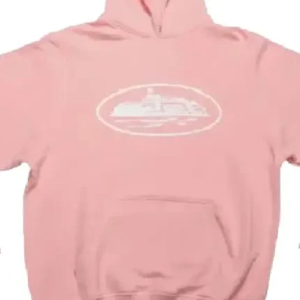 Corteiz Alcatraz Hoodie Baby Pink