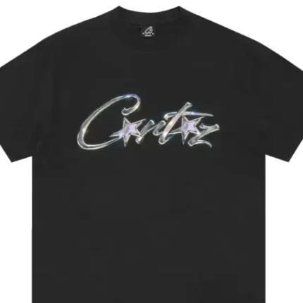 Corteiz Chrome Allstarz T-Shirt Black