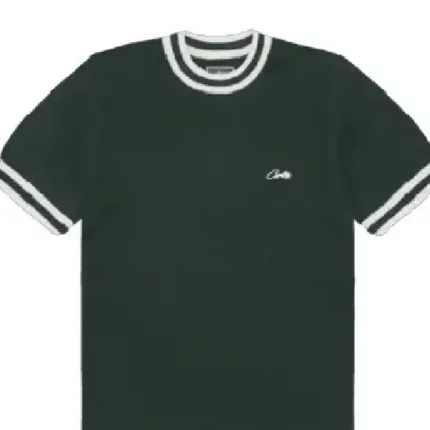 Corteiz Deala Knit T-Shirt Forest Green