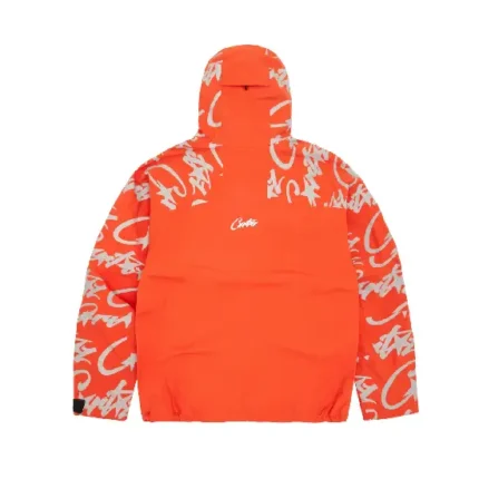 Corteiz Elitework Waterproof Shell Jacket Orange