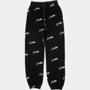 Corteiz All Over Print Joggers Black